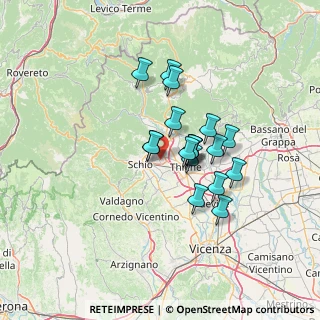 Mappa Via Lago di Bolsena, 36015 Schio VI, Italia (10.06444)