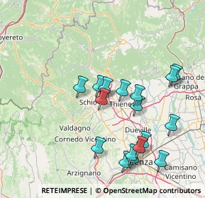 Mappa Via Lago di Bolsena, 36015 Schio VI, Italia (15.18529)