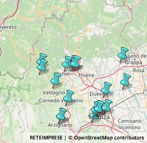 Mappa Via Lago di Bolsena, 36015 Schio VI, Italia (16.11412)