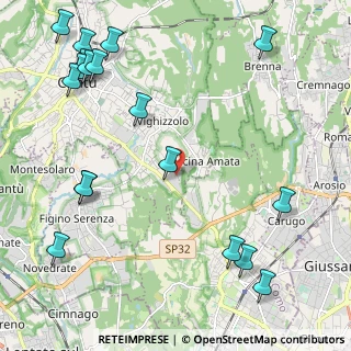 Mappa Via dell'Artigianato, 22063 Cantù CO, Italia (2.94556)