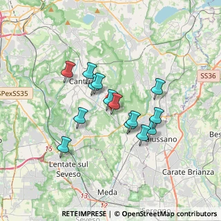 Mappa Via dell'Artigianato, 22063 Cantù CO, Italia (2.73071)