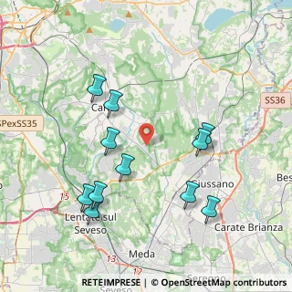 Mappa Via dell'Artigianato, 22063 Cantù CO, Italia (4.01909)