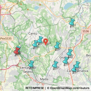 Mappa Via dell'Artigianato, 22063 Cantù CO, Italia (4.86833)