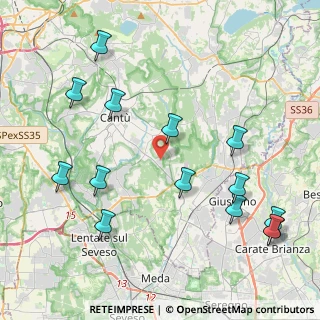 Mappa Via dell'Artigianato, 22063 Cantù CO, Italia (4.93143)