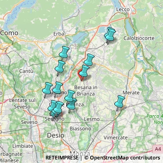 Mappa Via Enea Camisasca, 20838 Renate MB, Italia (7.328)