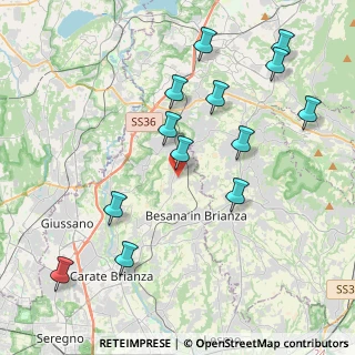 Mappa Via Enea Camisasca, 20838 Renate MB, Italia (4.45308)