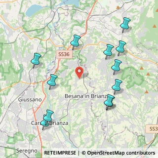 Mappa Via Enea Camisasca, 20838 Renate MB, Italia (4.74167)