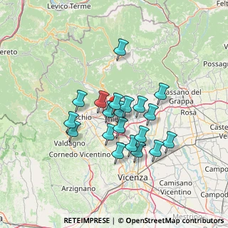 Mappa Via Flora Minotto, 36030 Zugliano VI, Italia (10.913)