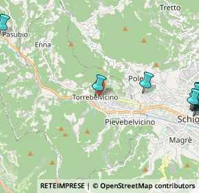 Mappa Via Roma, 36036 Torrebelvicino VI, Italia (3.31231)