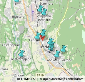 Mappa Via Campidoglio, 21049 Tradate VA, Italia (1.77455)