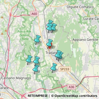Mappa Via Campidoglio, 21049 Tradate VA, Italia (3.11818)