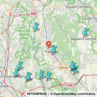 Mappa Via Campidoglio, 21049 Tradate VA, Italia (5.78667)