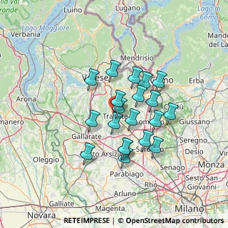 Mappa Via Campidoglio, 21049 Tradate VA, Italia (10.9485)