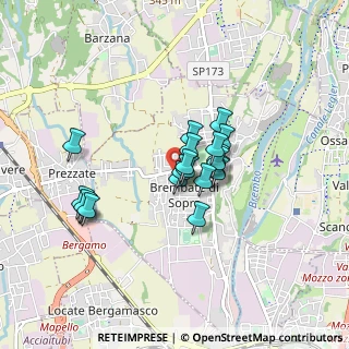 Mappa Via IV Novembre, 24030 Brembate di Sopra BG, Italia (0.6245)