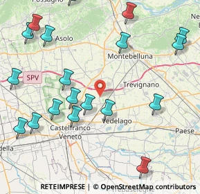 Mappa Via San Marco, 31050 Vedelago TV, Italia (10.607)