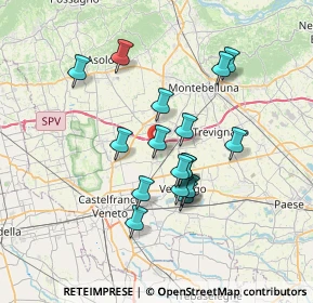 Mappa Via San Marco, 31050 Vedelago TV, Italia (5.91889)
