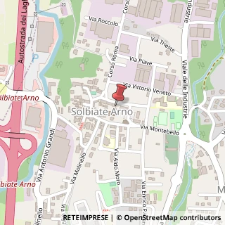 Mappa Piazza Marconi, 4, 21048 Solbiate Arno, Varese (Lombardia)
