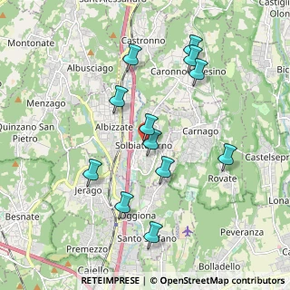 Mappa Via Alessandro Manzoni, 21048 Solbiate Arno VA, Italia (1.88)
