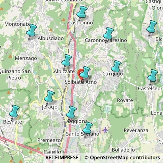 Mappa Via Alessandro Manzoni, 21048 Solbiate Arno VA, Italia (2.6125)