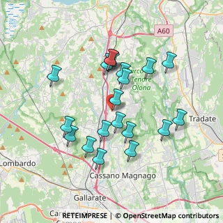 Mappa Via Alessandro Manzoni, 21048 Solbiate Arno VA, Italia (3.3695)