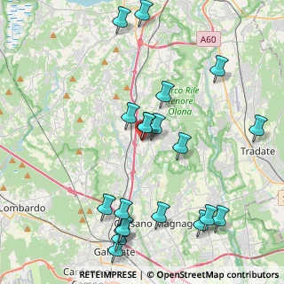 Mappa Via Alessandro Manzoni, 21048 Solbiate Arno VA, Italia (4.778)