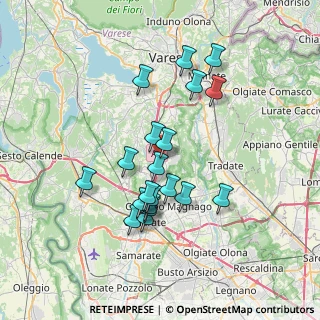 Mappa Via Alessandro Manzoni, 21048 Solbiate Arno VA, Italia (6.423)