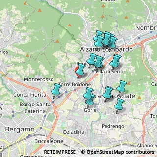 Mappa Via Guglielmo Marconi, 24020 Torre Boldone BG, Italia (1.7615)
