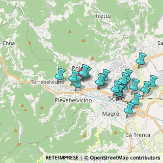 Mappa Via Lungo Gogna, 36015 Schio VI, Italia (1.8535)