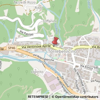 Mappa Via 29 Aprile, 106, 36036 Torrebelvicino, Vicenza (Veneto)