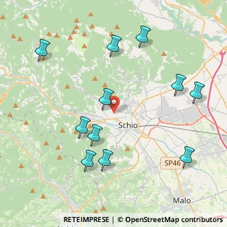 Mappa Strada Pozzato, 36015 Schio VI, Italia (4.57455)