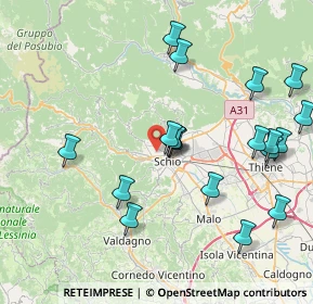 Mappa Str. Pozzato, 36015 Schio VI, Italia (8.58842)