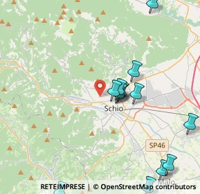 Mappa Str. Pozzato, 36015 Schio VI, Italia (4.59923)