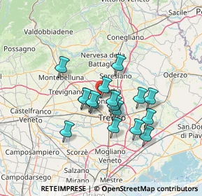 Mappa Via Marco Polo, 31050 Ponzano Veneto TV, Italia (10.42706)