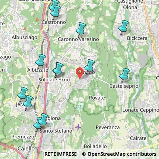 Mappa Via Deledda, 21040 Carnago VA, Italia (2.62462)