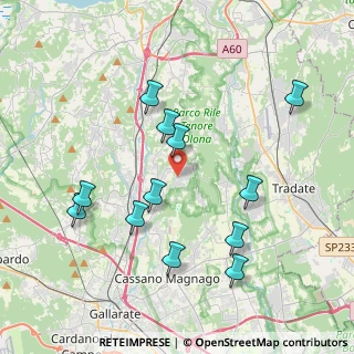 Mappa Via Deledda, 21040 Carnago VA, Italia (3.99667)