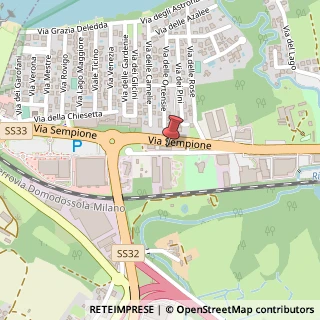 Mappa Via Sempione, 221, 28053 Castelletto sopra Ticino, Novara (Piemonte)
