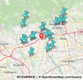 Mappa Via Torresin, 36063 Marostica VI, Italia (6.28389)