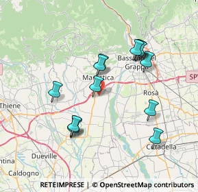 Mappa Via Torresin, 36063 Marostica VI, Italia (6.94071)