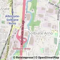 Hartă Solbiate Arno