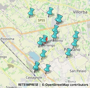 Mappa Vicolo Veneto, 31050 Ponzano Veneto TV, Italia (1.84467)