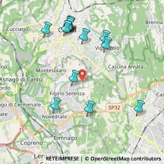 Mappa Via Galileȯ Galilei, 22060 Figino Serenza CO, Italia (2.35071)