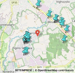 Mappa Via Galileȯ Galilei, 22060 Figino Serenza CO, Italia (0.9765)