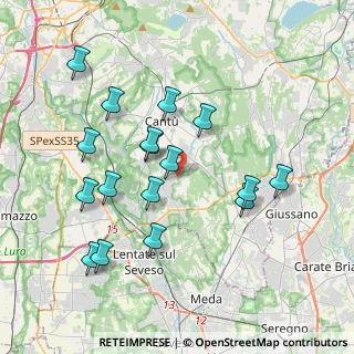 Mappa Via Galileȯ Galilei, 22060 Figino Serenza CO, Italia (3.78)