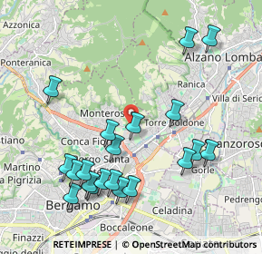 Mappa Via Don L. Orione, 24124 Bergamo BG, Italia (2.171)