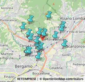 Mappa Via Don L. Orione, 24124 Bergamo BG, Italia (1.41)