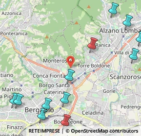 Mappa Via Don L. Orione, 24124 Bergamo BG, Italia (3.02167)