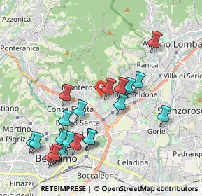 Mappa Via Don L. Orione, 24124 Bergamo BG, Italia (2.0945)