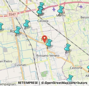 Mappa Quartiere Armando Diaz, 36028 Rossano Veneto VI, Italia (2.74455)