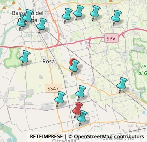 Mappa Quartiere Armando Diaz, 36028 Rossano Veneto VI, Italia (5.07643)