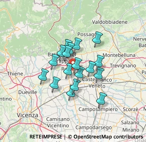 Mappa Quartiere Armando Diaz, 36028 Rossano Veneto VI, Italia (9.125)